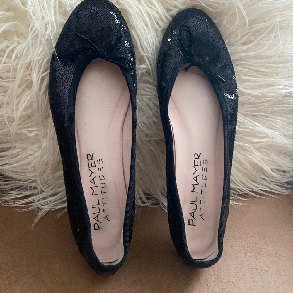 paul mayer attitudes flats sequins size 9B